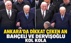 Ankara’da 29 Ekim töreninde dikkat çeken an: Bahçeli ve Dervişoğlu kol kola