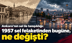 Taşan derelerden sular altında kalan mahallelere Ankara'nın sel felaketleri....