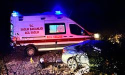 Edirne’de otomobil tarlaya uçtu: 10 kişi yaralandı