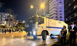 Cemil Tugay’a yönelik protestoda tansiyon yükseldi: TOMA ile önlem alındı