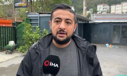 Selde canını hiçe saydı! Mahsur kalan sürücüyü böyle kurtardı