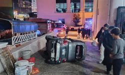 Ankara korkutan kaza! Mini aracın sürücüsü hastaneye kaldırıldı
