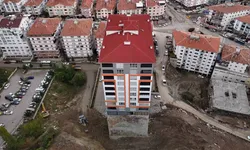 Ankara’da 17 katlı bina boşaltıldı: İstinat duvarı çökünce temeli açığa çıktı