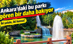 Ankara'da huzur arayanların adresi: Keçiören'deki bu park
