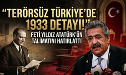 Terörsüz Türkiye sürecinde 1933 detayı! Feti Yıldız, Atatürk'ün talimatını hatırlattı