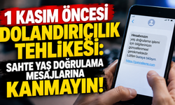1 Kasım öncesi dolandırıcılık tehlikesi: Sahte yaş doğrulama mesajlarına kanmayın!