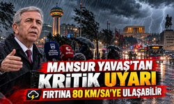 Mansur Yavaş'tan Ankaralılara kritik uyarı: Fırtına saatte 80 kilometreye ulaşabilir