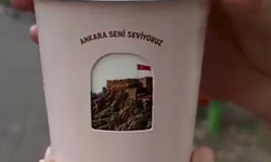 Ankara’da bu bardağı gören bir daha bakıyor! Çevirdikçe başkent ortaya çıkıyor