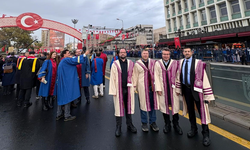 Ankara'da 29 Ekim coşkusu! ASBÜ de Cumhuriyet kortejinde yer aldı