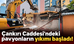 Çankırı Caddesi'ndeki pavyonların yıkımı başladı!
