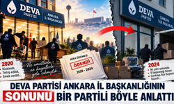 DEVA Partisi Ankara İl Başkanlığının sonunu bir partili böyle anlattı