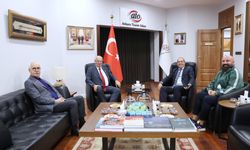 Sosyal Çarşısı ve İşhanı yönetiminden ATO Başkanı Gürsel Baran’a ziyaret