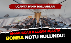 Ankara'dan kalkan uçakta bomba notu bulundu! Yolcular tahliye edildi
