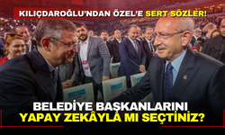 Kılıçdaroğlu'ndan Özel'e sert sözler! "Belediye başkanlarını yapay zekâyla mı seçtiniz?"