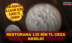 Ankara'da 4 cacık için 1.000 TL ödedi! Restorana 135 bin TL ceza kesildi