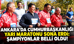 Ankara'da Cumhurbaşkanlığı Yarı Maratonu sona erdi: Şampiyonlar belli oldu!