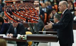 Erdoğan kürsüye çıktı, Yeni Partili vekiller Genel Kurulu terk etti