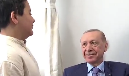 Cumhurbaşkanı Erdoğan’ın Hastane Ziyaretinde Keyifli Anlar