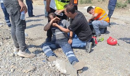 Yangına müdahale sırasında bayıldı: Uyanınca kurtaramadığı hayvanlar için ağladı!
