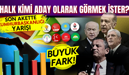 Son ankette cumhurbaşkanlığı yarışı: Halk kimi aday olarak görmek istiyor?