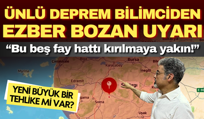 Sındırgı depreminin ardından uzman uyardı: Beş fay hattı kırılmaya yakın