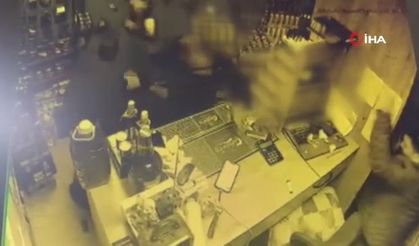 Tekel büfesini basıp sahibini demir sopalarla darp ettiler!