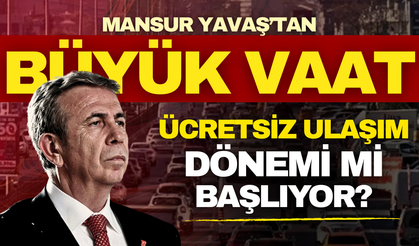 Mansur Yavaş'tan ulaşımda büyük vaadi: "1000 otobüs alıp ücretsiz taşıma başlatacağız"