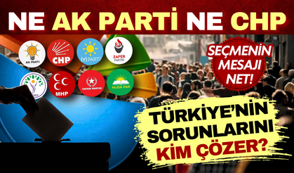 Ne AK Parti ne CHP dendi: 'Türkiye’nin sorunlarını kim çözer?' anketinde dikkat çeken sonuçlar!