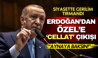 Cumhurbaşkanı Erdoğan'dan Özel'e 'cellat' çıkışı: 'Aynaya baksın'