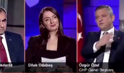 Özgür Özel'in canlı yayında dili sürçtü: "Adayımız Ekrem Erdoğan"