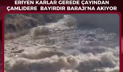 Ankaralıları sevindiren gelişme: Çamlıdere barajına su akışı başladı