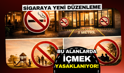 Sigaraya yeni düzenleme geliyor: Bu alanlarda içmek yasaklanıyor!
