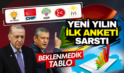Yeni yılın ilk anketi siyaseti hareketlendirdi: Cumhurbaşkanlığı yarışında dikkat çeken fark