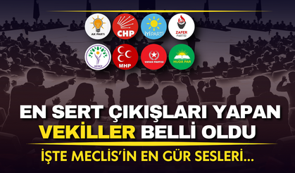 İktidara karşı en sert muhalefet yapan milletvekilleri belli oldu!