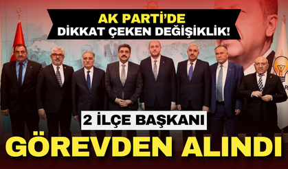 AK Parti Diyarbakır’da iki ilçe başkanı görevden alındı