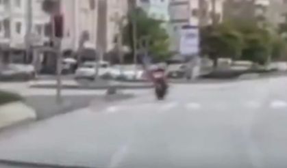 Ankara’da kırmızı ışık tartışması! Polis ile kurye arasındaki diyalog gündem oldu!