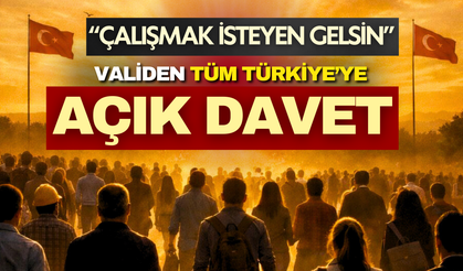'Çalışmak isteyen gelsin' Validen tüm Türkiye’ye açık davet