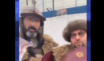 TÜVTÜRK istasyonunda dikkat çeken protesto: Zırh ve kalkan kuşanarak gittiler!