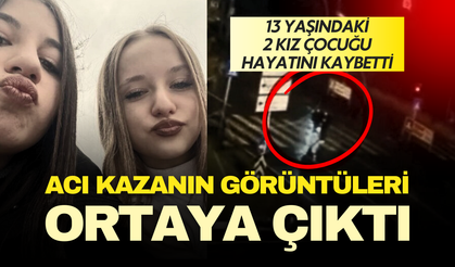 Samsun'da İki Kız Çocuğunun Hayatını Kaybettiği Kazanın Görüntüleri Ortaya Çıktı