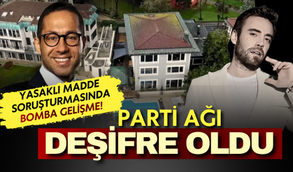 Yasaklı madde soruşturmasında bomba gelişme! Parti ağı deşifre oldu