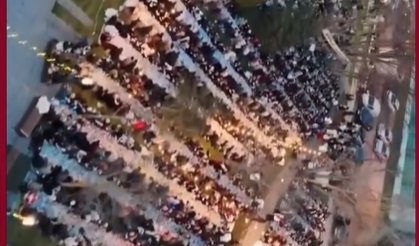 ODTÜ, Boğaziçi ve İTÜ’de öğrencilerden iftar buluşması: Akşam namazı cemaatle kılındı