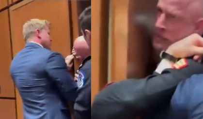 “İsrail için savaşmak istemiyoruz” diyen ABD askerinin kolunu kırıp gözaltına aldılar!