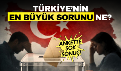 Türkiye’nin en büyük derdi ortaya çıktı! Ankette ilk sıraya yerleşen sorun dikkat çekti