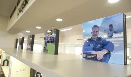 Şehit Hava Pilot Yarbay Gökhan Korkmaz anısına çalışma salonu açıldı