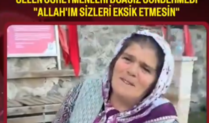 Maçka’da gözyaşları sel oldu! Çankırılı öğretmenler Ayşe Anne’yi ziyaret etti