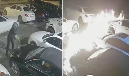 Beşiktaş’ta dehşet gecesi: Araçları yaktılar villayı kurşunladılar