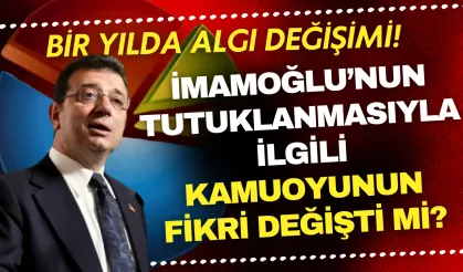 İmamoğlu’nun tutuklanmasıyla ilgili kamuoyunun fikri değişti!