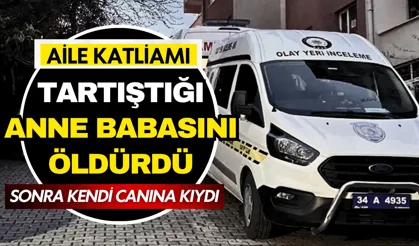 Üsküdar'da kan donduran olay: Önce yaşlı anne babasına, sonra kendi canına kıydı!