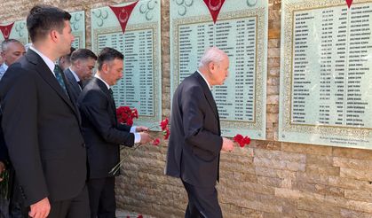 Devlet Bahçeli Kızılcahamam’da Ülkücü Şehitler Anıtı’nı ziyaret etti