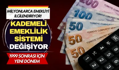 SSK ve Bağ-Kur’da kademeli emeklilik sistemi değişiyor: 1999 sonrası için yeni dönem